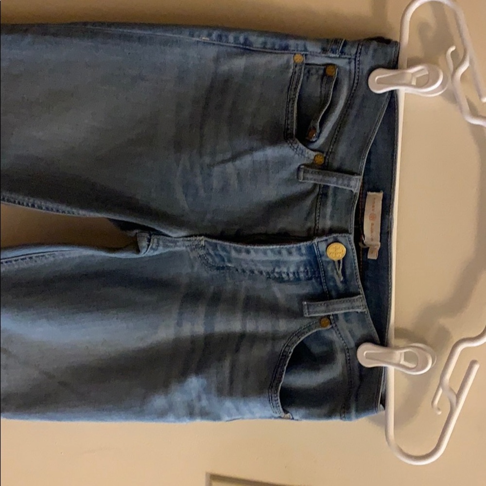 Tory Burch Cropped Mid Rise